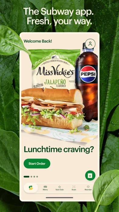Subway® — Customize a Subway order