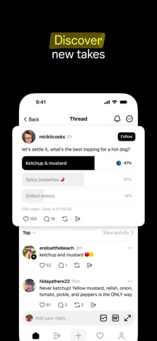 Threads — With communities, you can find people who also care about your interests on Threads
