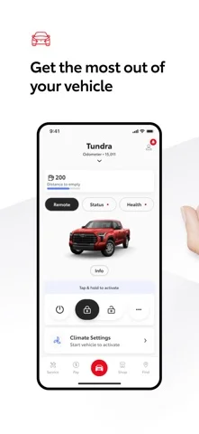 Toyota — The Toyota app makes it easy to manage your vehicle anytime