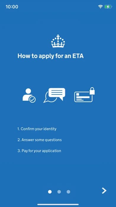UK ETA — Scan the chip in your passport