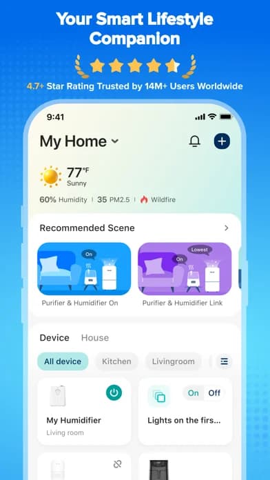 VeSync — Control and monitor your smart devices from anywhere