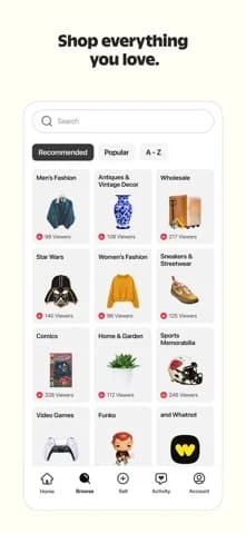 Whatnot: Shop, Sell, Connect — Explore 250+ categories, including electronics, sports and Pokémon cards, fashion, plants, jewelry, and more